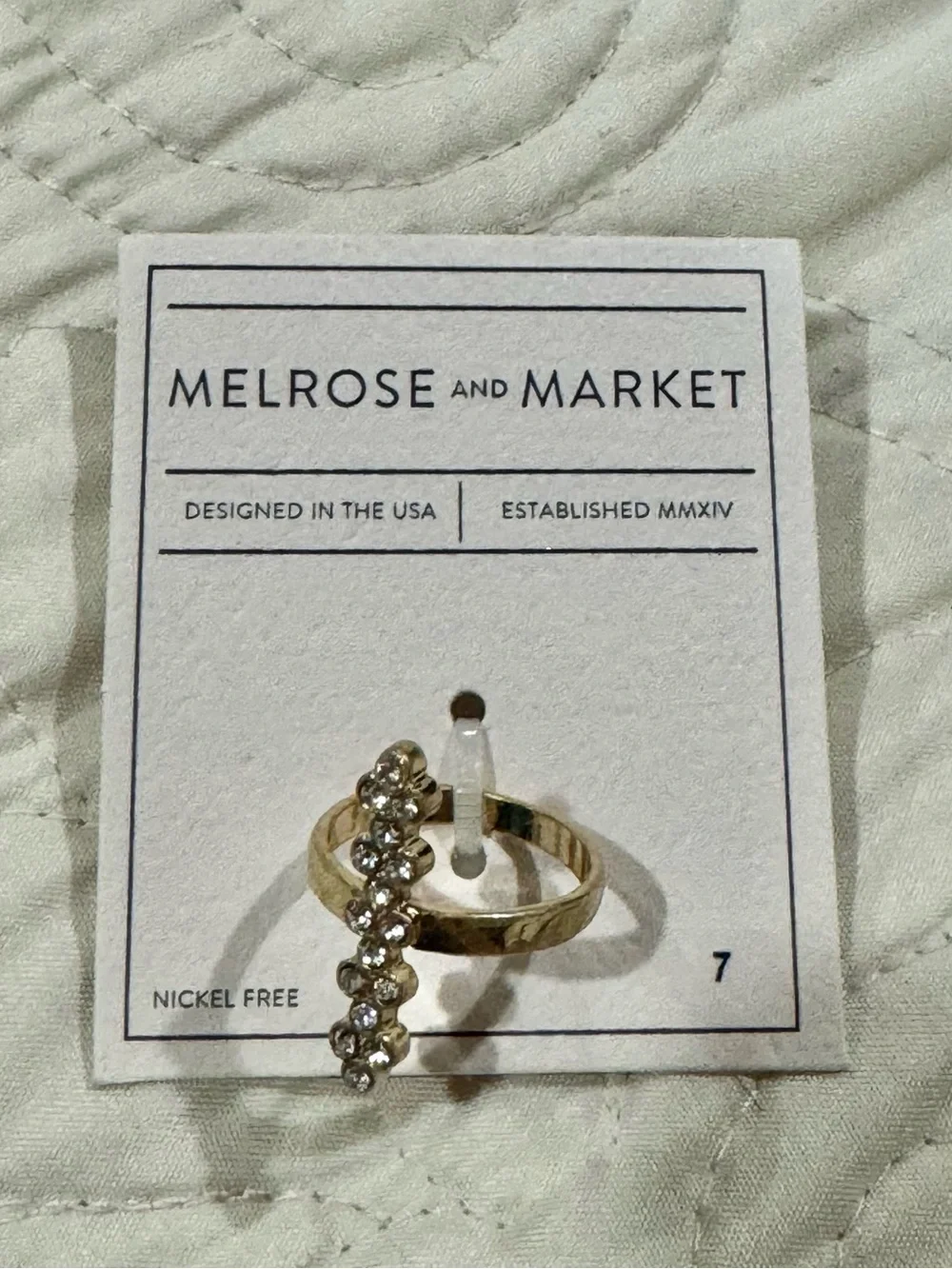 Melrose and Market 3 Ring Bundle Size 7 NWT